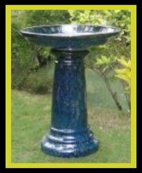 alt Ceramic Birdbath